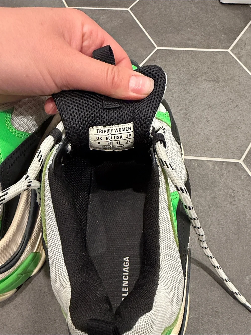 Balenciaga colorblock pattern